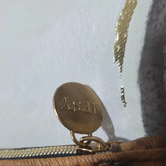 Ipsy Leopard Print Cosmetic Bag with Red Accent - Picture 5 of 9